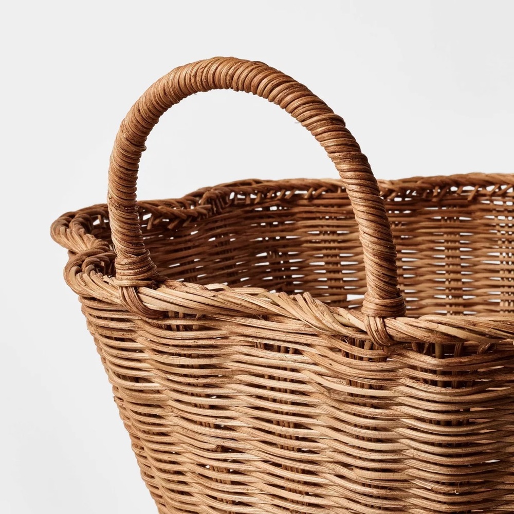 Large Scallop Woven Basket - Threshold™ designed with Studio McGee - Picture 3 of 10